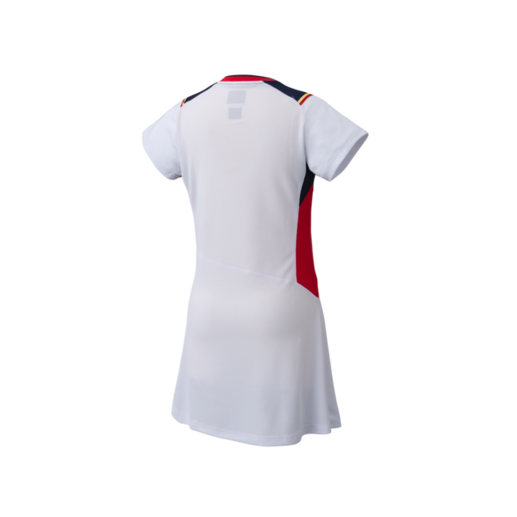 YONEX WOMEN’S DRESS 20686EX WHITE (WITH INNER SHORTS) – Vsmash Sports