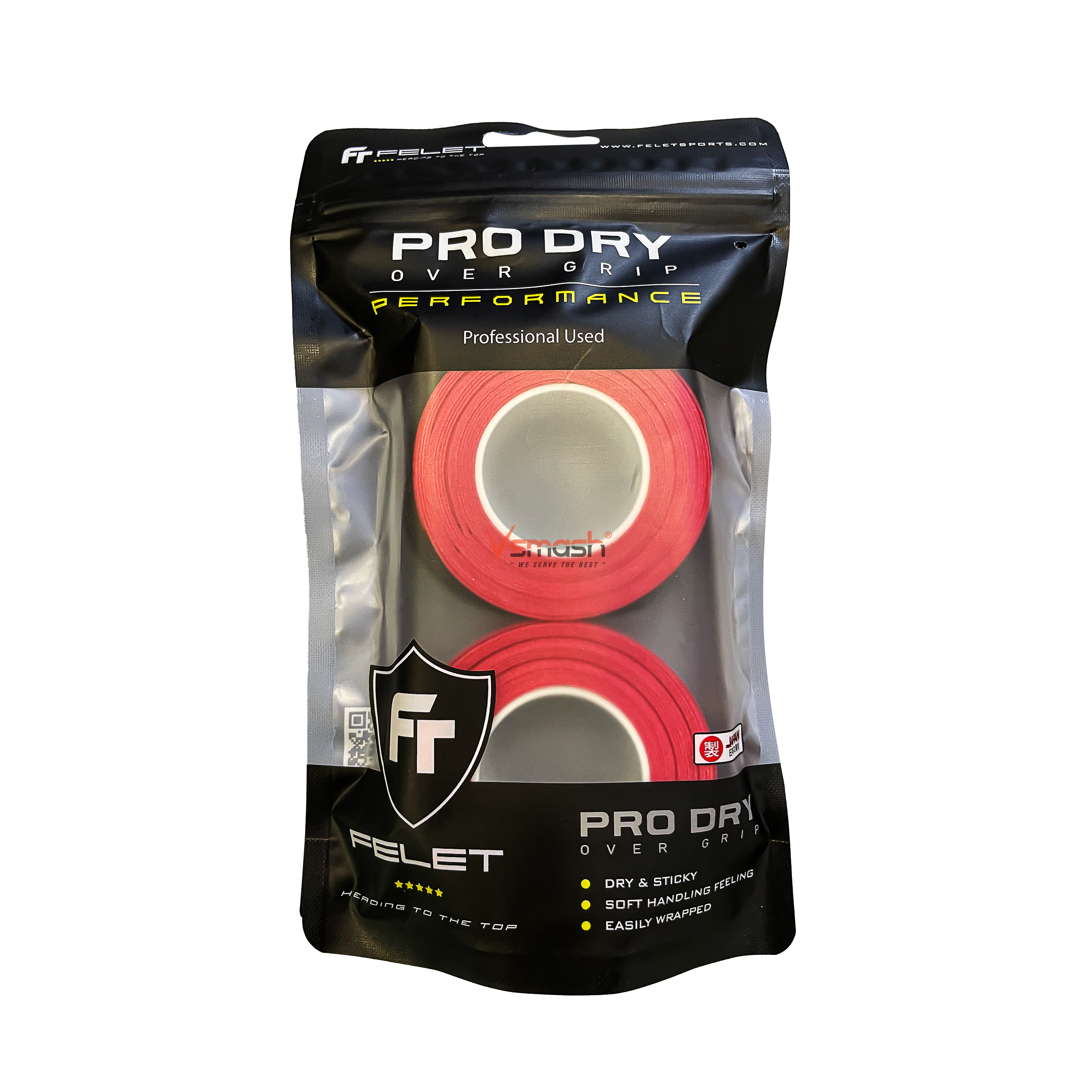 FELET PRO DRY GRIP 6IN1 BLACK – Vsmash Sports